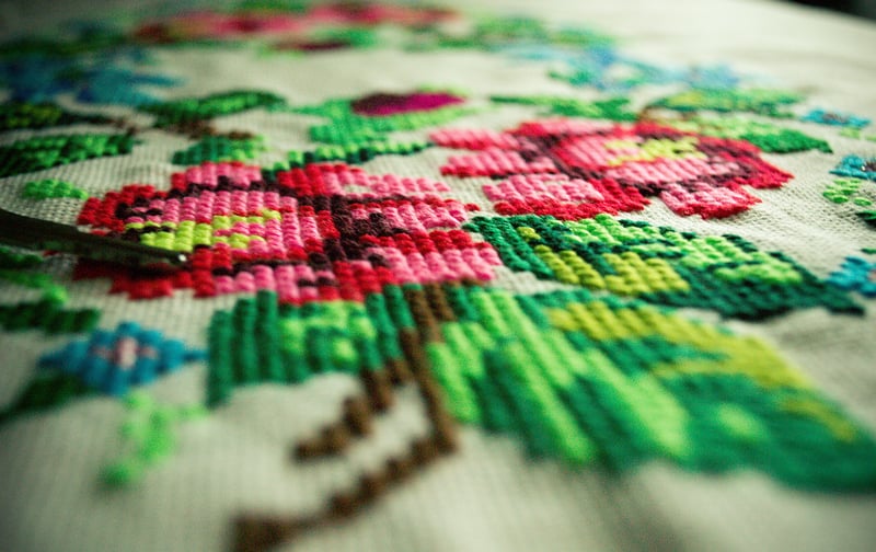 Repurposed Fabric Art